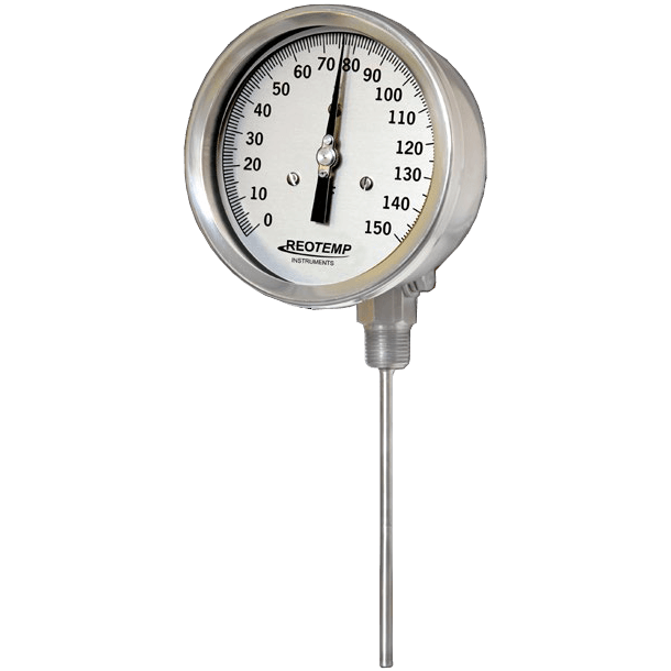 Reotemp Direct Drive Gas and Liquid Filled Thermometer